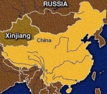 Den kinesiske provins Xin Jiang