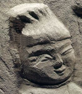 Stenrelief i xiao og Yulu's grav - 1.000 e.Kr.