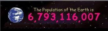 The world population clock 26-10-2009