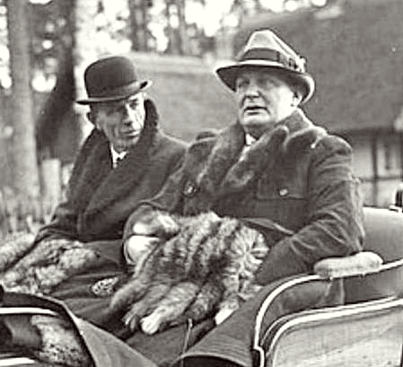 Lord Halifax on a hunting trip with Herman Goering