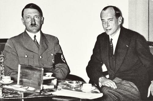 Adolf Hitler and Polish Foreign Minister Jozef Beck