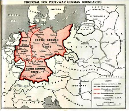 Morgenthau's plan for the new de-industrialized Germany