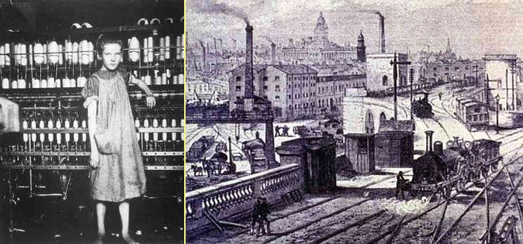 An English working girl and the English industrialization
