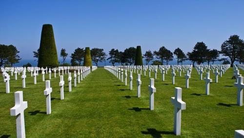 Soldiers graves in Normandy