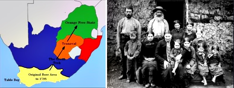 Boer republikker og Boer familie