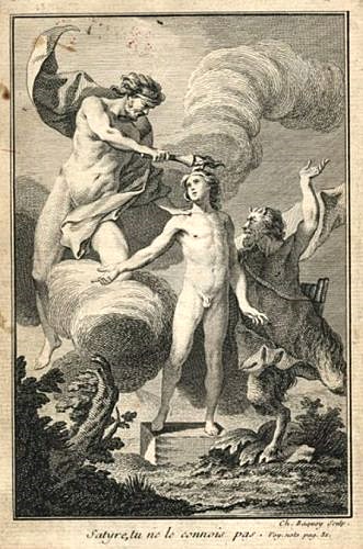 Illustration i Rousseau's Afhandling om Ulighed