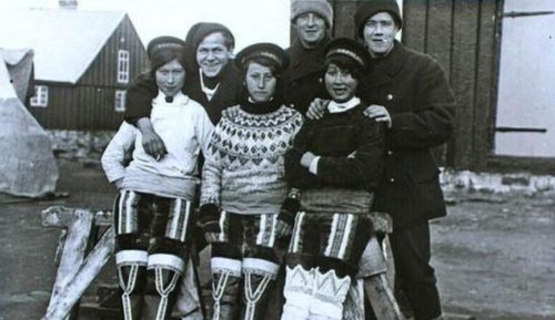 Greenlandic women and probably Danish sailors