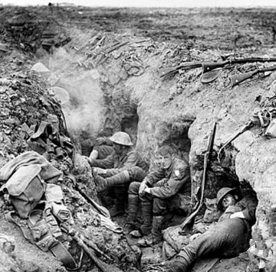 British soldiers in the Battle of Somme