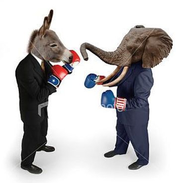 Republicans versus Democrats